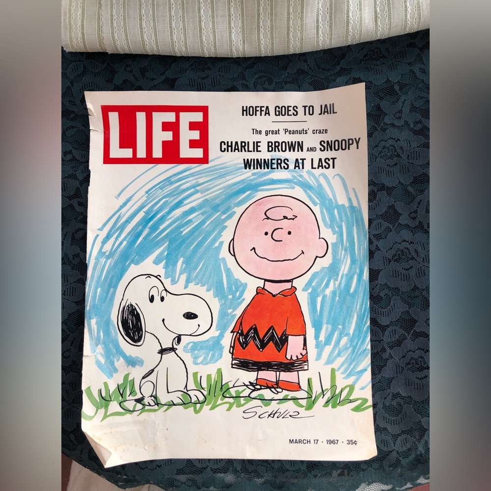 Snoopy! Life Magazine Cover & Clipped Article Ephemera 1967